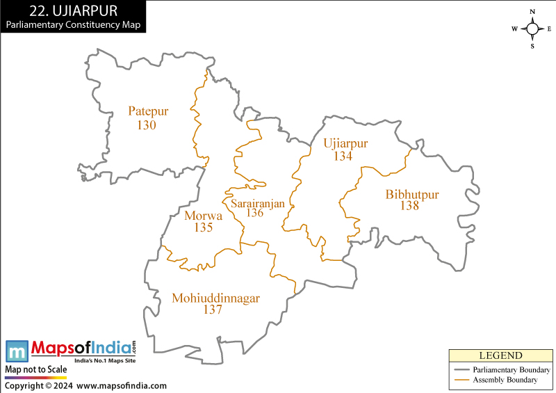 Ujiarpur Constituency Map