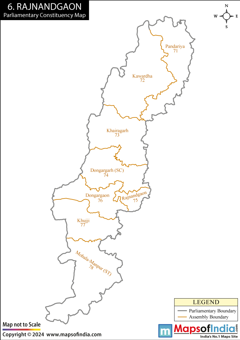 Rajnandgaon Constituency Map