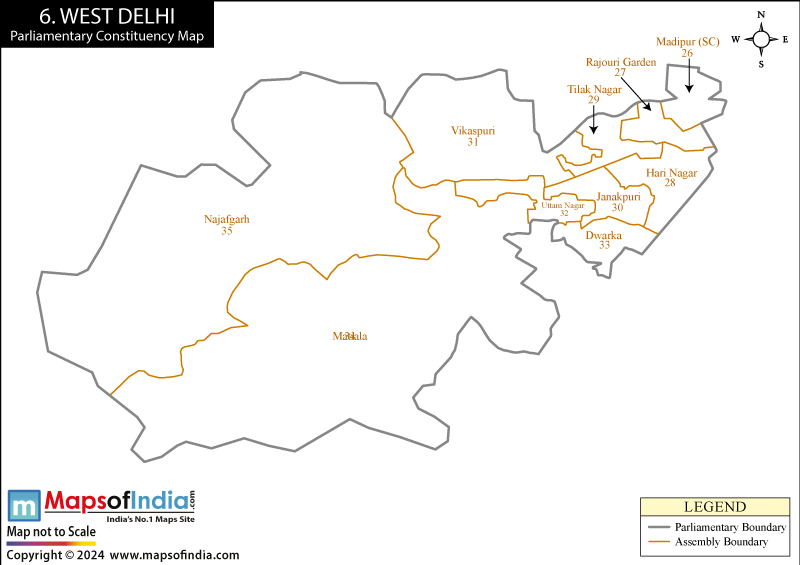 West Delhi Parliamentary Constituencies