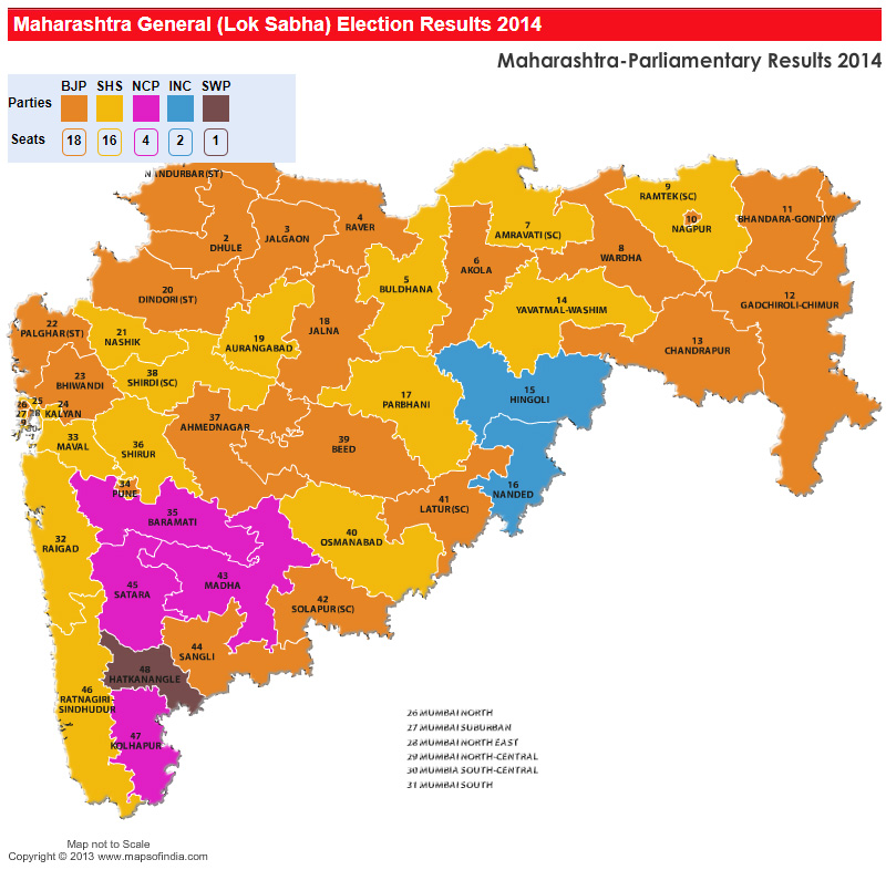 Maharashtra Election Result 2024 Update Previous General Lok Sabha