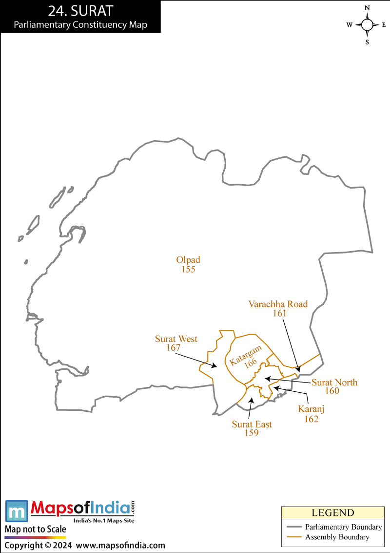 Surat Parliamentary Constituencies