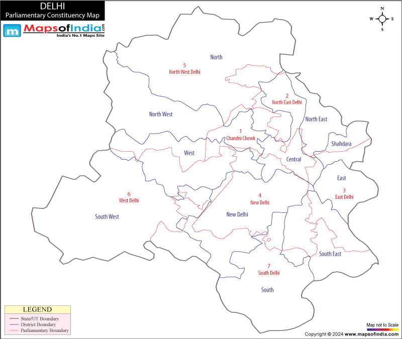 Delhi Parliamentary Constituencies