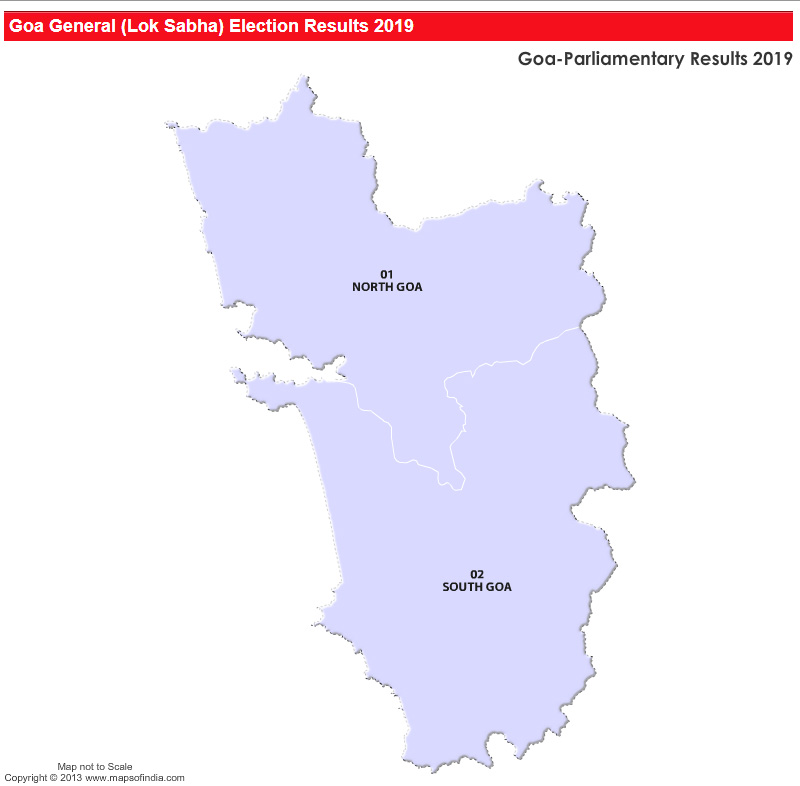 Goa General (Lok Sabha) Election Results Live & Final 2019, 2014, 2009