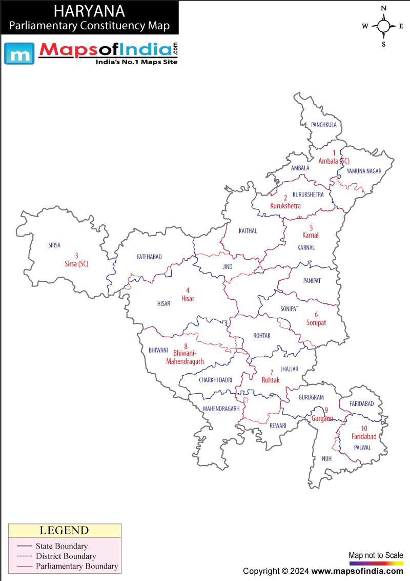 Haryana Parliamentary Constituencies