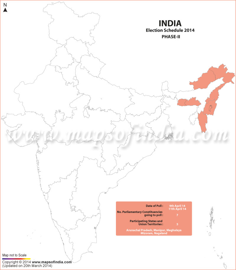 India Election Schedule 2014 Phase 2
