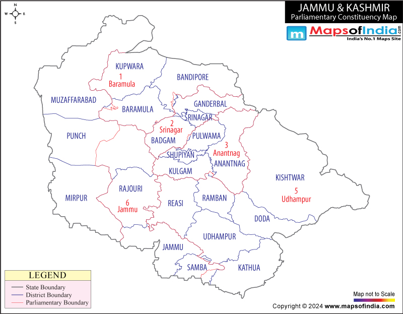 Jammu and Kashmir Parliamentary Constituencies