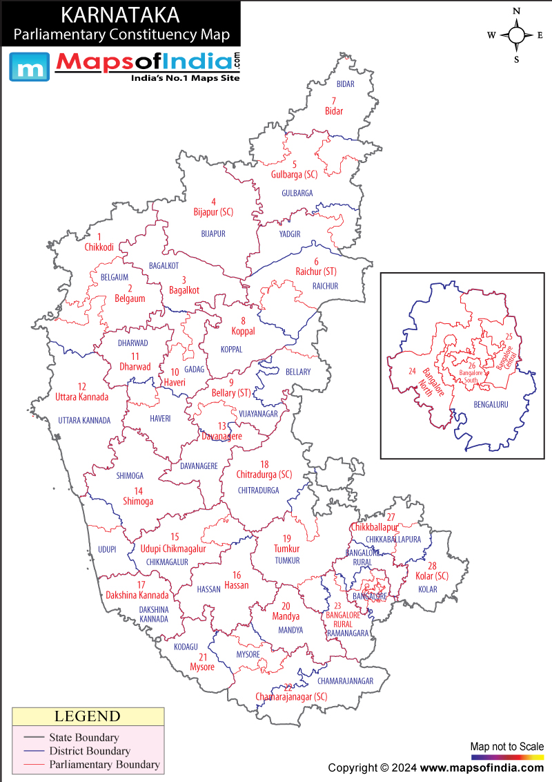 Karnataka General Elections 2019, Latest News & Live Updates, Parliamentary Constituencies