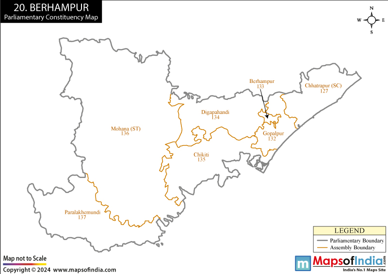 Berhampur Constituency Map