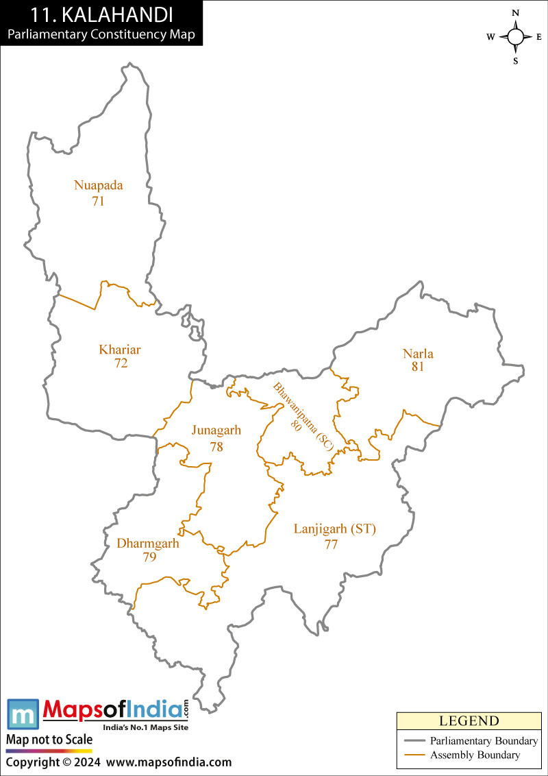 Kalahandi Constituency Map