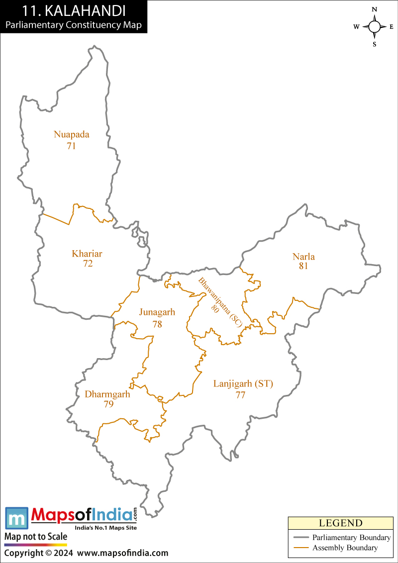 Kalahandi Constituency Map