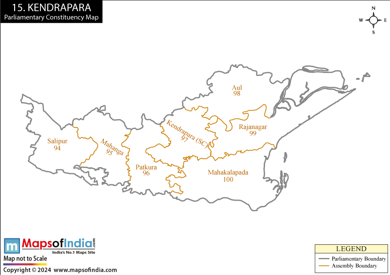 Kendrapara Constituency Map