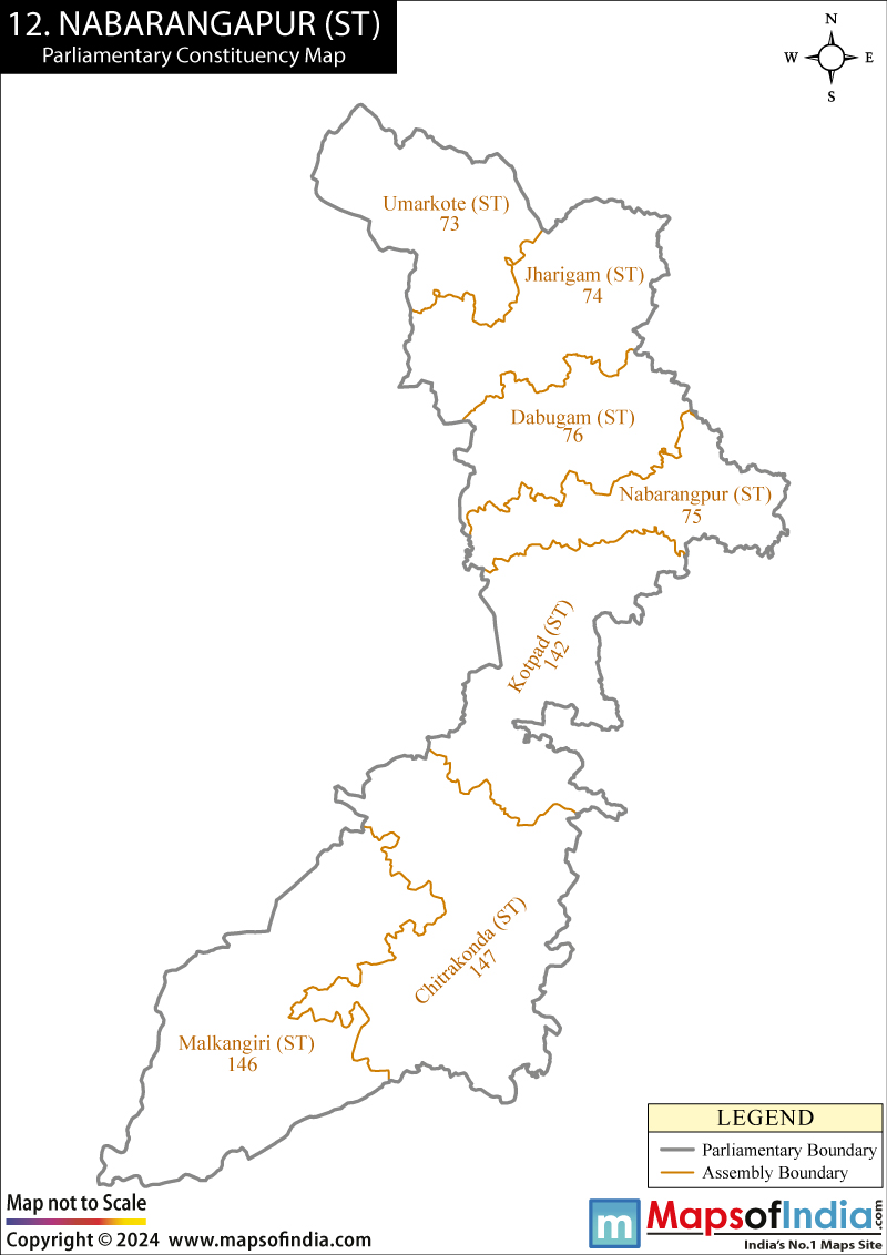Nabarangpur Constituency Map