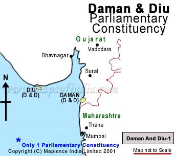 Daman and Diu Parliamentary Constituency Map