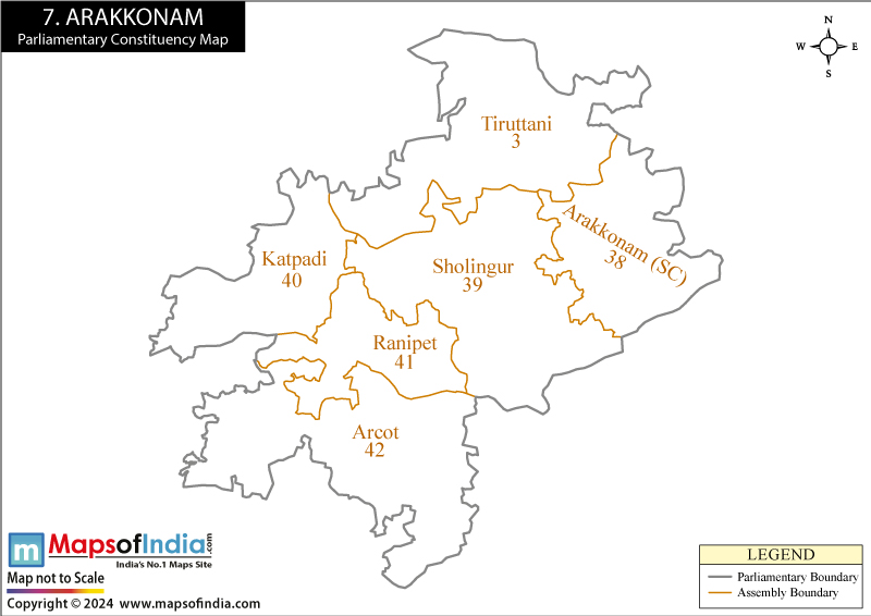 Arakkonam Constituency Map