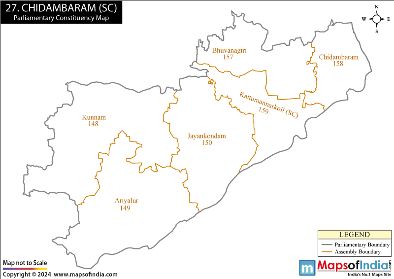 Chidambaram Constituency Map