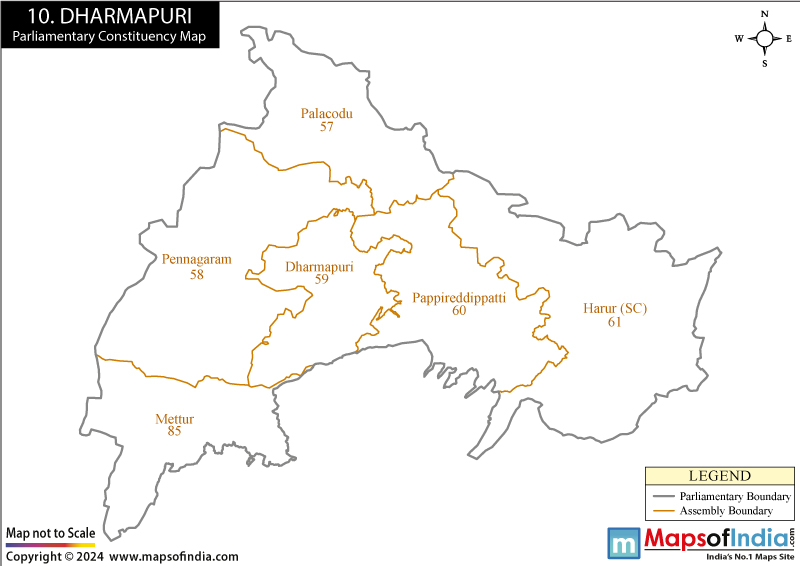 Dharmapuri Constituency Map