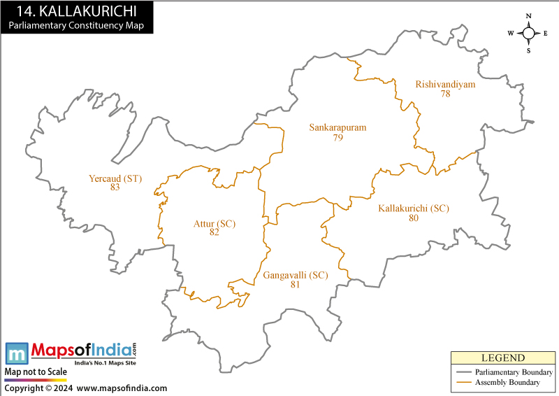 Kallakurichi Constituency Map