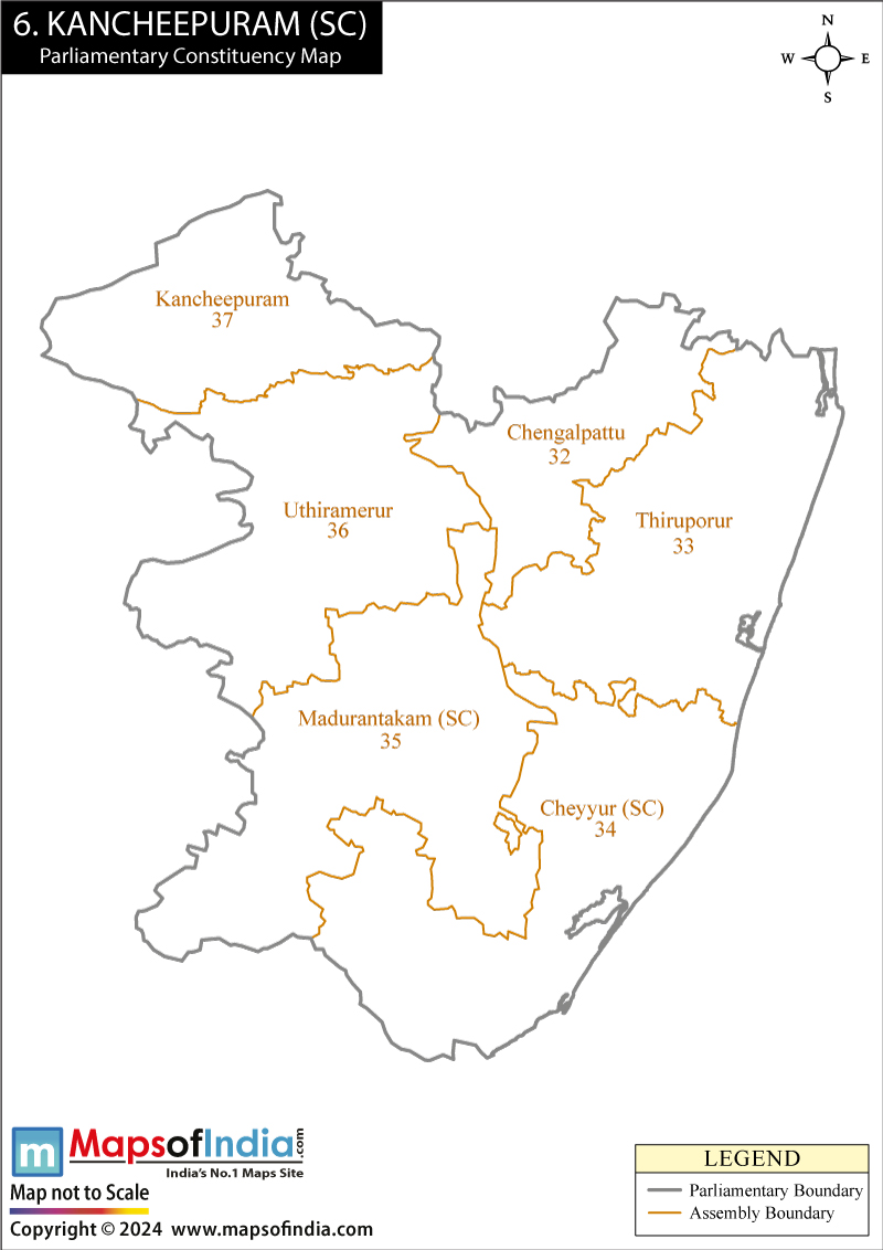 Kancheepuram Constituency Map