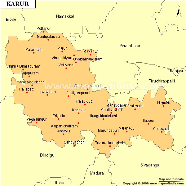 Karur Constituency Map