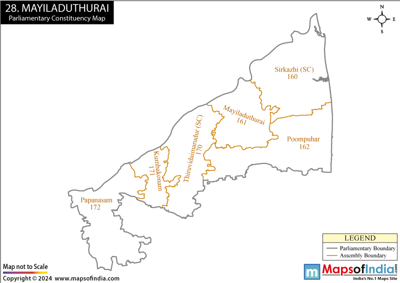 Mayiladuthurai Constituency Map