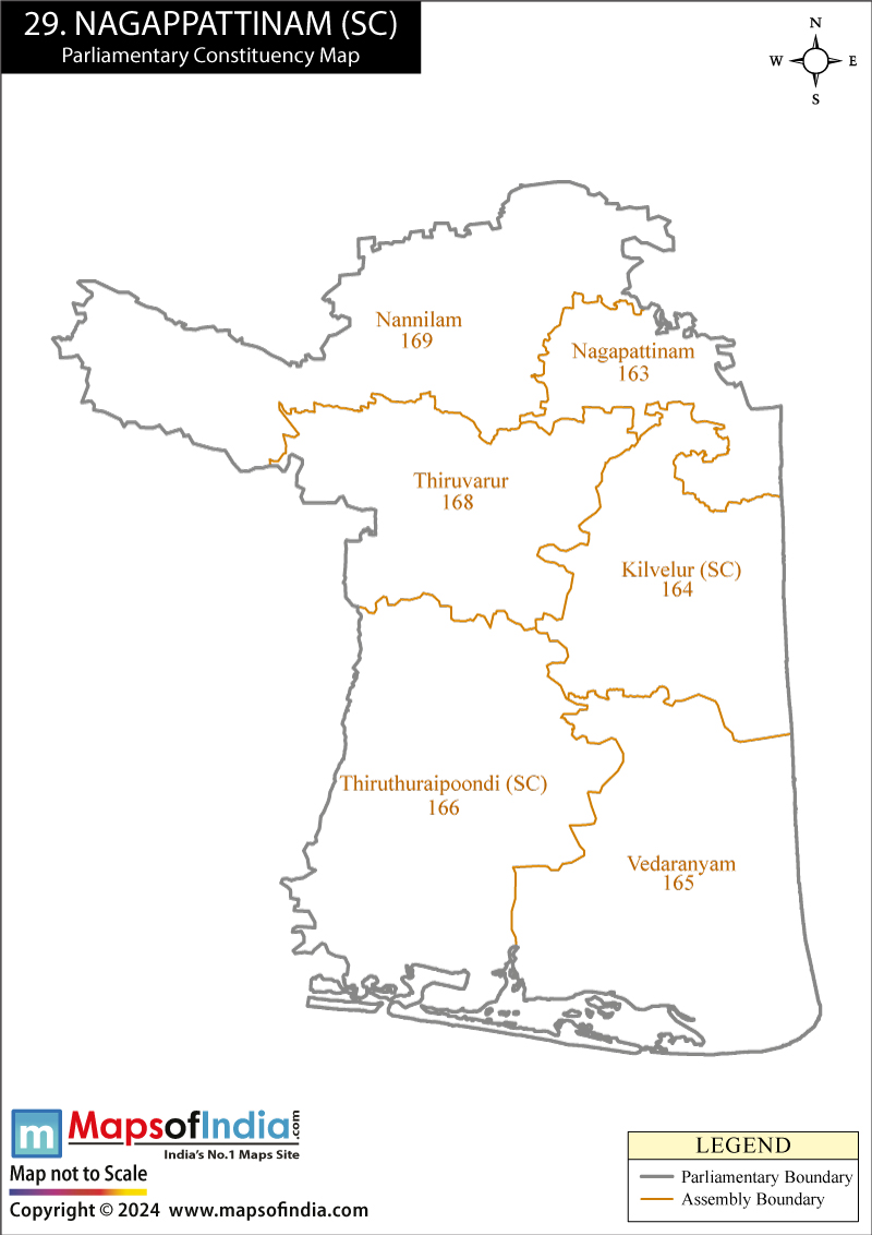 Nagapattinam Constituency Map