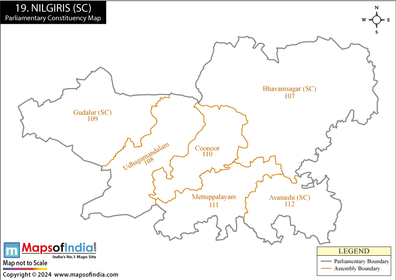 Nilgiris Constituency Map