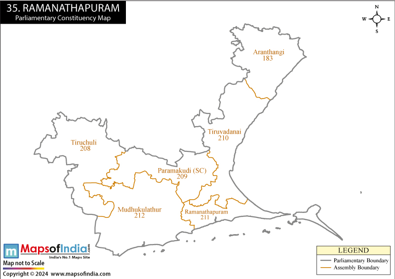 Ramanathapuram Constituency Map