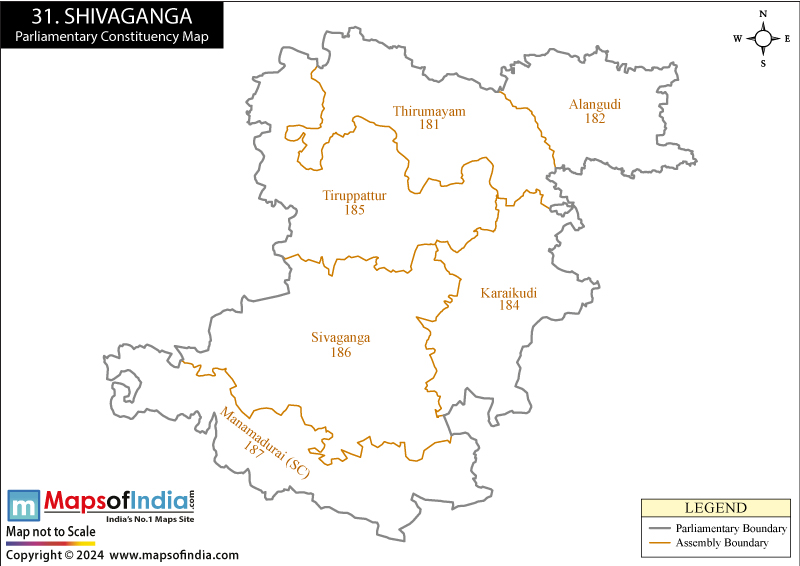Sivaganga Constituency Map