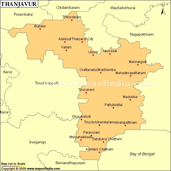 Thanjavur Constituency Map