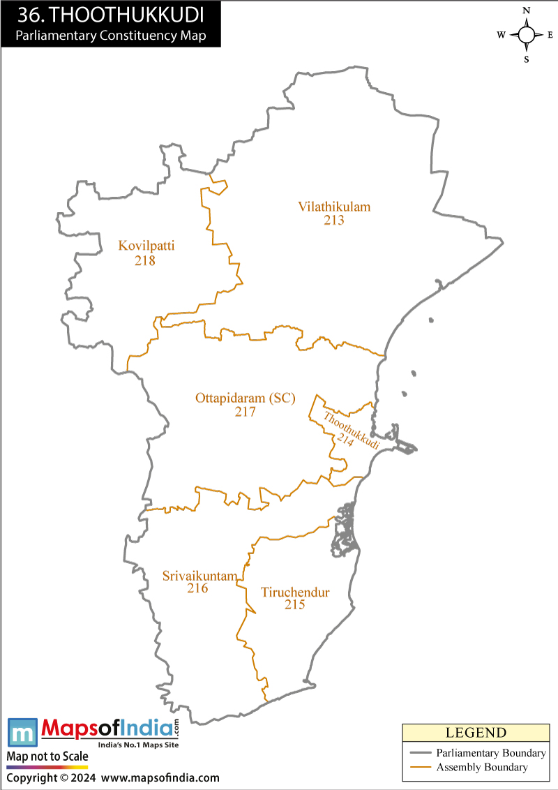 Thoothukkudi Constituency Map