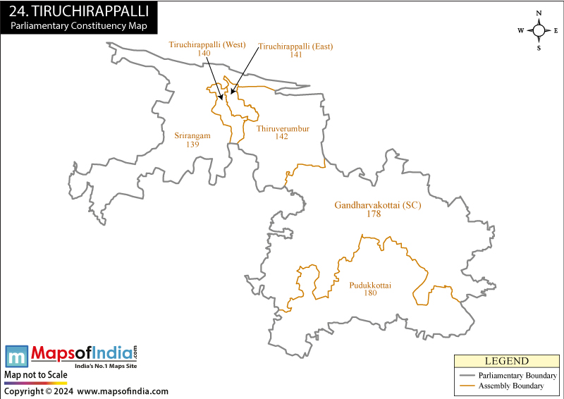 Tiruchirappalli Constituency Map