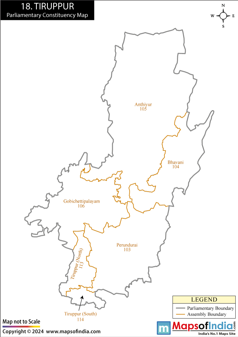 Tiruppur Constituency Map