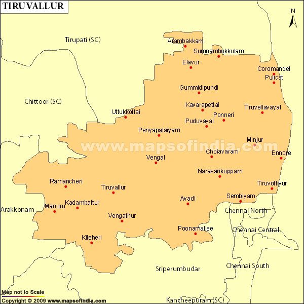 Tiruvallur Constituency Map
