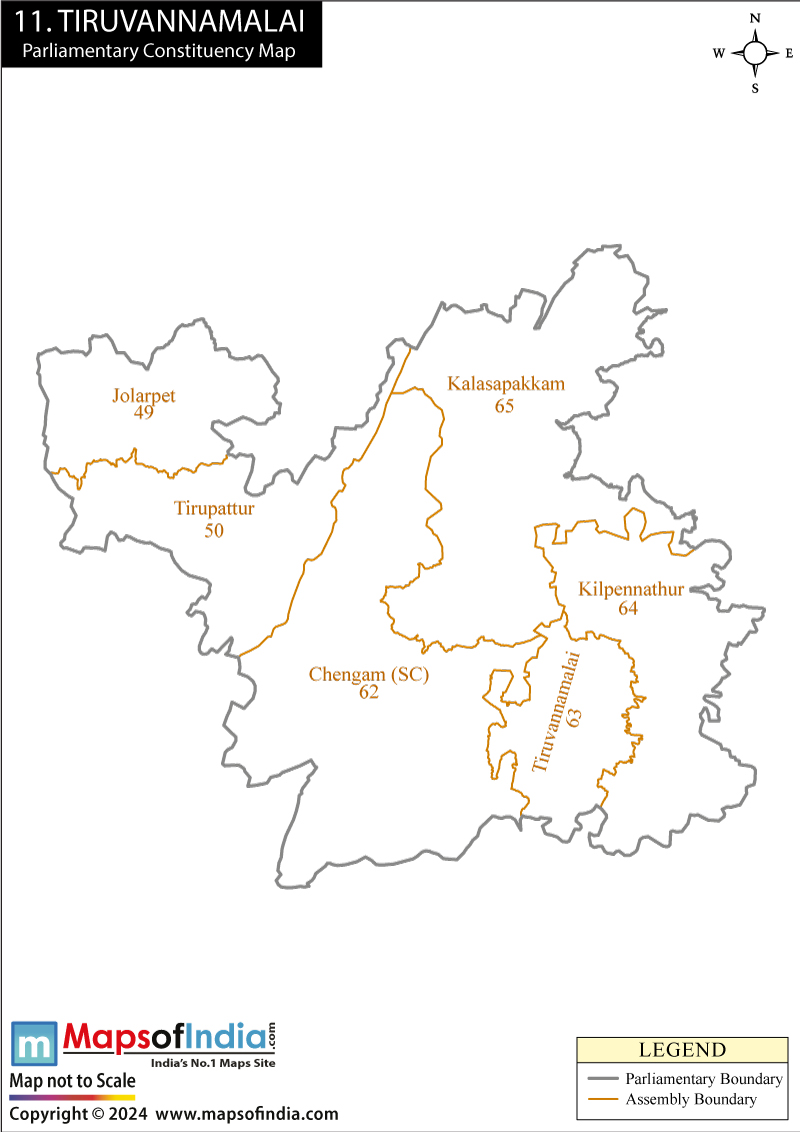 Tiruvannamalai Constituency Map