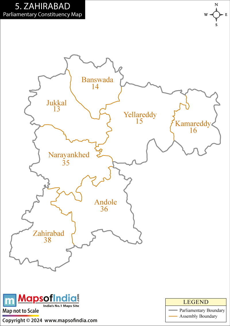 Zahirabad Constituency Map