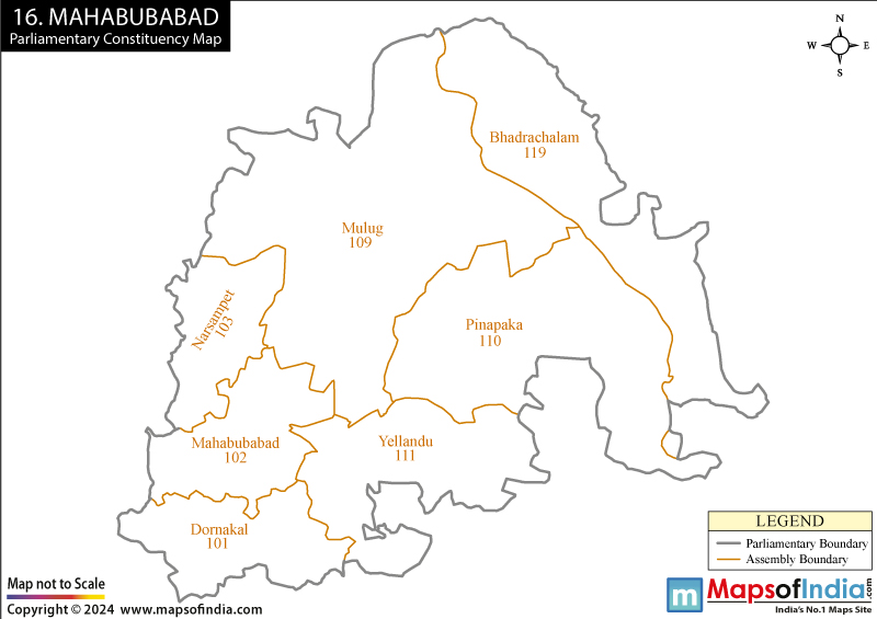 Mahabubabad Constituency Map