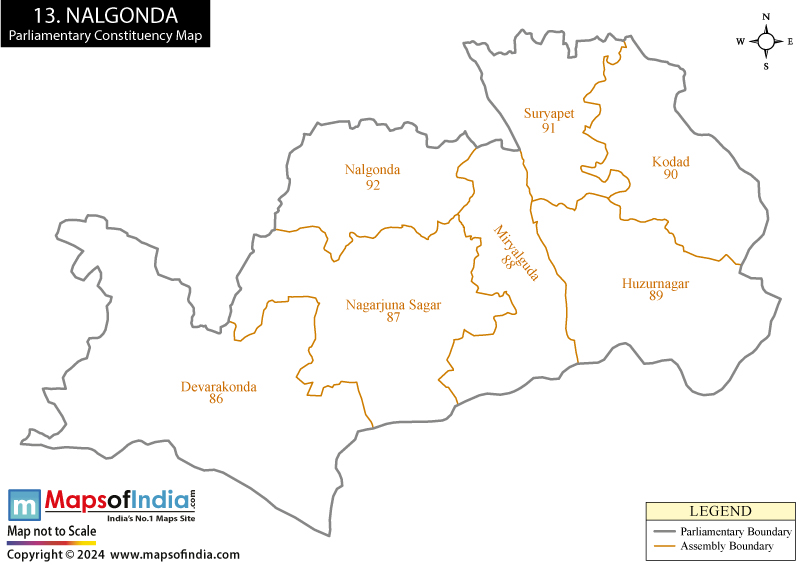 Nalgonda Constituency Map