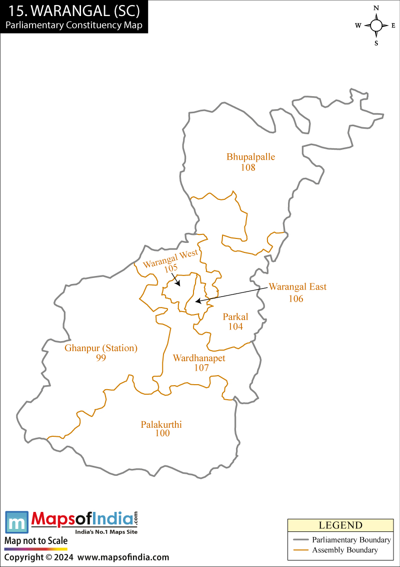 Warangal Constituency Map