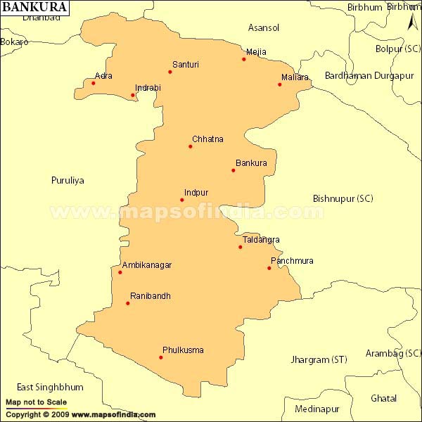 Bankura Parliamentary Constituency Map