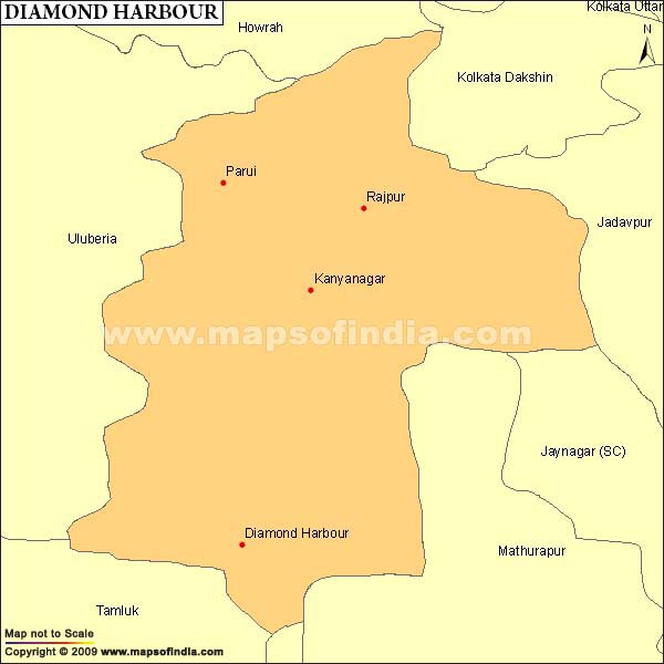 Diamond Harbour Parliamentary Constituency Map