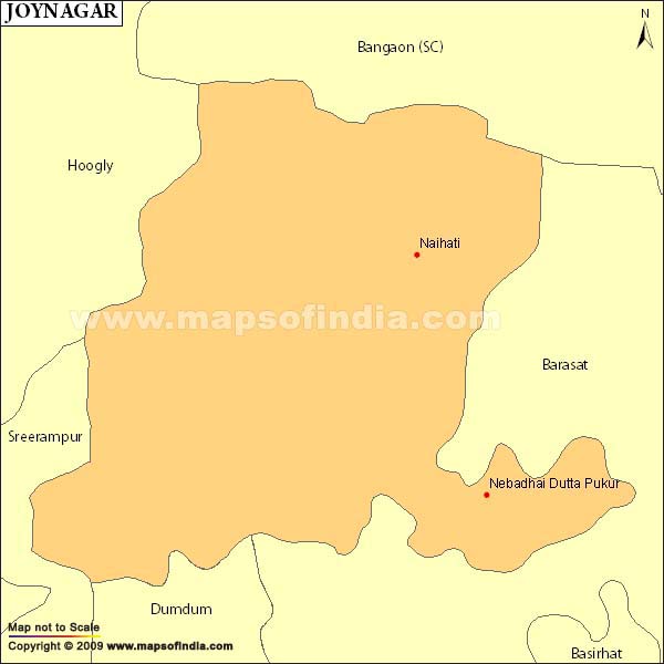 Joynagar Parliamentary Constituency Map