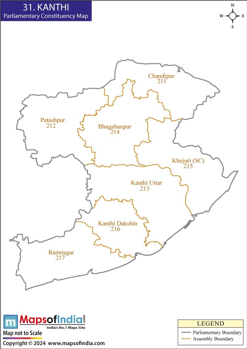 Kanthi Parliamentary Constituency Map