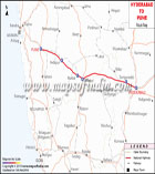 Hyderabad to Pune Route Map