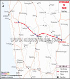 Hyderabad to Pune Route Map