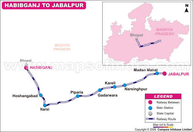 Habibganj To Jabalpur