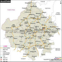 Rajasthan Map