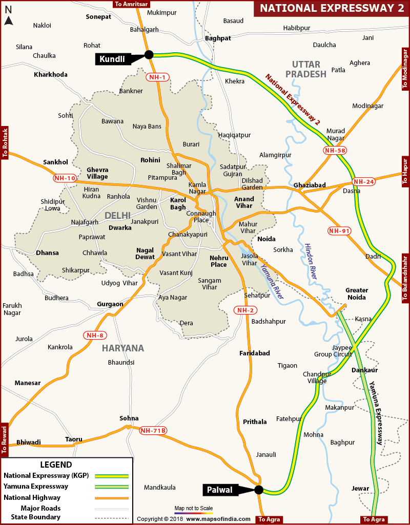 National Expressway 2 Map