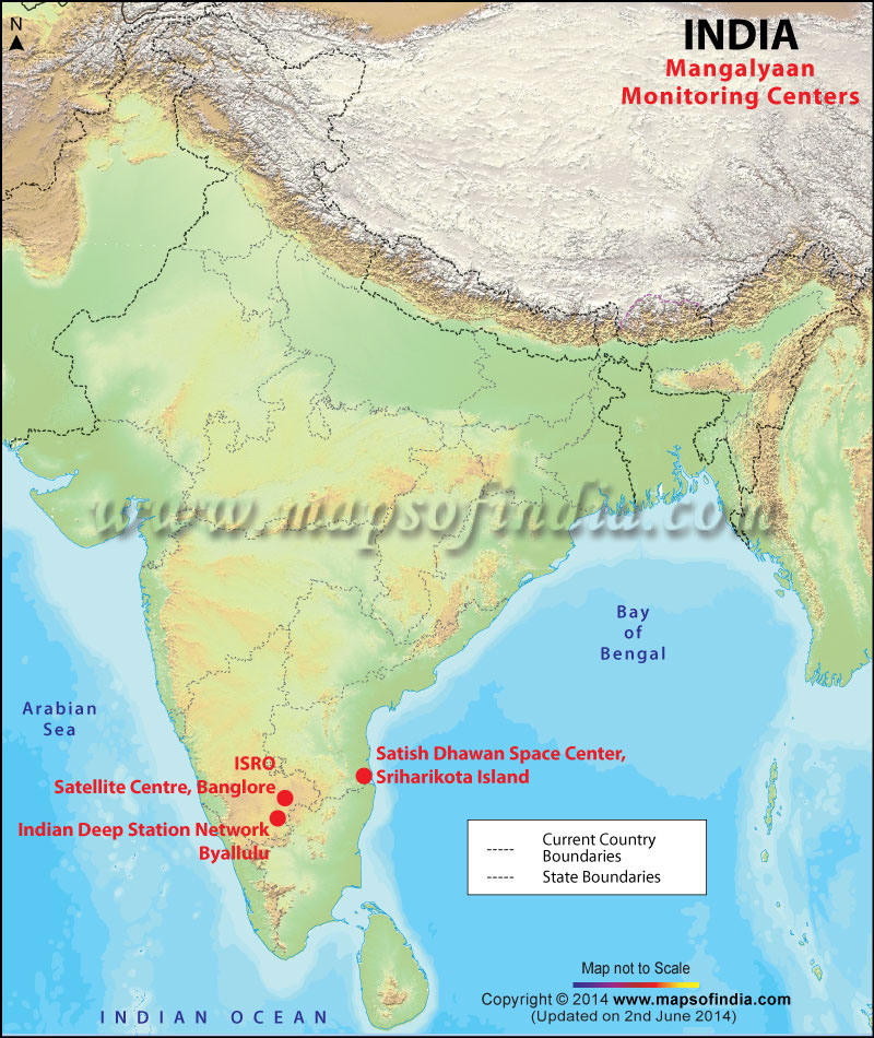 Mars Mission Monitoring Centers