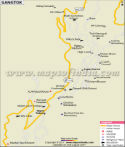 Gangtok City Map