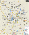 Hosur City Map